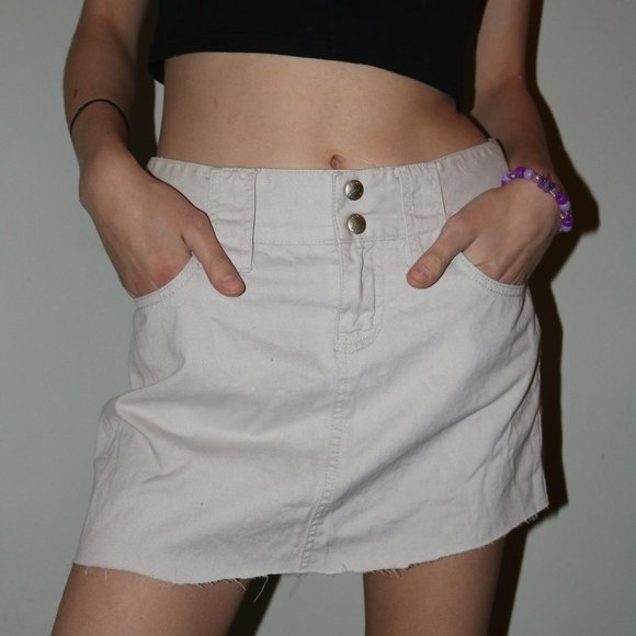 Dkny Dresses & Skirts - DKNY Jean Tan Mini Skirt